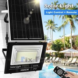 Focos Exteriores Impermeables IP67, con Energía Solar (9000K) Súper Grande Luces - Picture 1 of 17