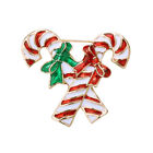 12pcs Christmas Costume Brooch Sparkle Santa Hat Stockings Bell Pattern Jewelry