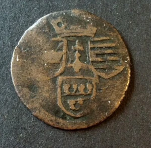 Belgique - Liège - Ferdinand de Bavière - Rare Gigot (1/2 liard) - Sans date - Picture 1 of 2