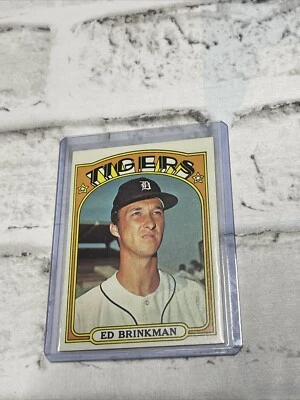 Tarjeta de béisbol MLB 1972 Topps Set-Break #535 Ed Brinkman casi nueva/como nueva o mejor Foto 1 de 3