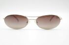 Conquistador Mod. 7088 Col. 1 58[]18 Gold oval Sonnenbrille sunglasses Neu