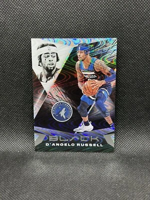 2020-21 PANINI BLACK /65 Silver Swirl D'ANGELO DANGELO RUSSELL TIMBERWOLVES #27 - Image 1 of 2