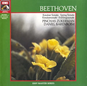 BEETHOVEN Violin Sonatas Op.24 & 47 ZUKERMAN BARENBOIM EMI 159237 LP S/C Label - Imagen 1 de 3