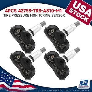 4X TPMS For 2008-2016 Honda Civic FIT CR-Z Odyssey Tire Pressure Sensors 315MHz - Picture 1 of 9