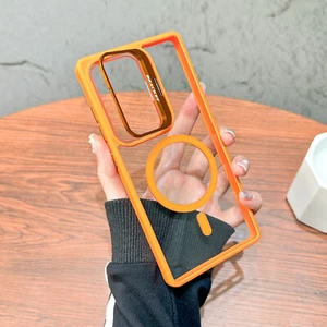 Funda magnética a prueba de golpes con soporte para cámara para Samsung Galaxy S25 Ultra S24 S23 - Imagen 1 de 14
