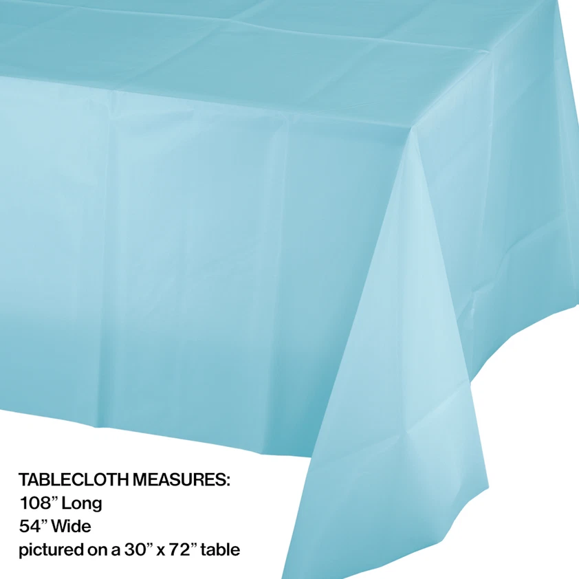 Plastic Table Cover, 54" x 108" - Image 1 of 1