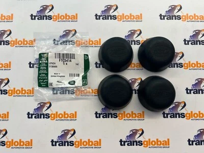 Rubber Hub Cap / Dust Covers x4 for Land Rover Defender 93  GENUINE LR - FTC5414 - Image 1 of 3
