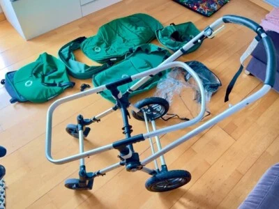 Conjunto Carro Silla Paseo Bebé Bugaboo Gecko color verde muy completo  - Imagen 1 de 3