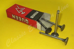 1965-68 Fiat 850 Coupe Spider, set of 4 exhaust valves. Queen 318. NOS. - Picture 1 of 1