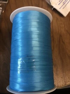 Large Spool Of Island Blue 1/4” X 500 Yards 9477 New Ribbon - Picture 1 of 3
