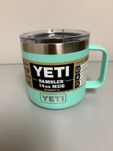 Seafoam Green YETI® 14oz Coffee - Authentic - Brand New VII Magslider - Picture 1 of 2
