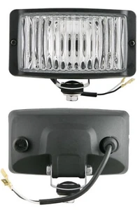 2x Fendinebbia Faro 12V 24V H3 Alogeno IP65 E20 con Lampadine - Foto 1 di 12