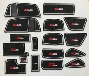 FOCUS ST LINE 2015-2018  INTERIOR DASHBOARD MAT GATE PAD TRIM - WHITE RED ST - Picture 1 of 7
