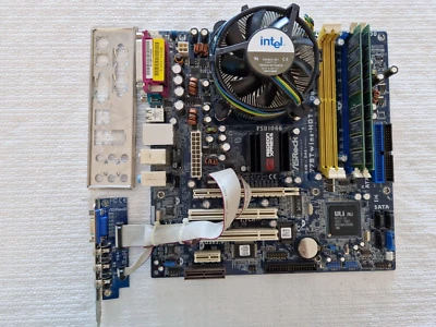 carte mère ASRock 775Twins-HDTV + Pentium 4   3 GHz + 1 Go DDr ram - Photo 1/4