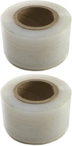 Paper Products 05895 3" Inch x 1500' ft Stretch Film Shrink Wrap - Pack of 2 - Picture 1 of 2