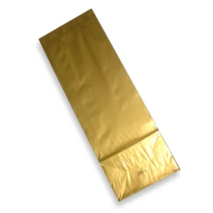 20 Teetüten 250 Gr. Gold Blockbodenbeutel Teebeutel Teeverpackung Bodenbeutel - Bild 1 von 1