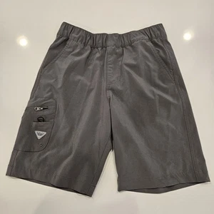 Columbia PFG Boy's Terminal Gray Tackle Cargo Shorts Size M (10-12) - Picture 1 of 7