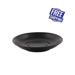 6x Saucer 140mm Black Bevande Saucers for Cappuccino Coffee Cups Mugs - Picture 1 of 2