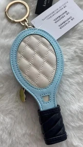 Neu mit Etikett Kate Spade Grand Slam kleine 3D-Tennisschläger Münzbörse - Bild 1 von 6