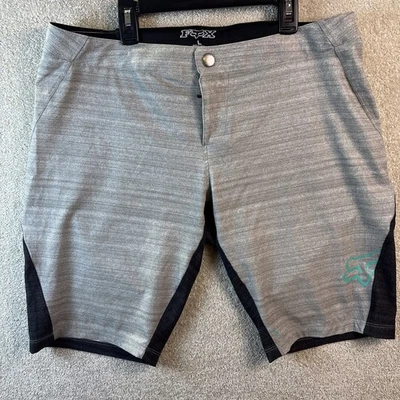 Pantalones Cortos Fox Racing Mujer Grandes Gris LYNX Cinturón Rendimiento Elástico Tecnología Híbrido Foto 1 de 4