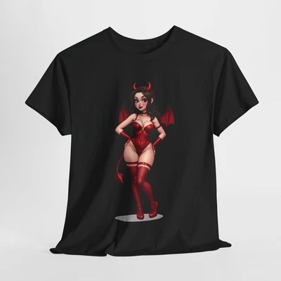 Camiseta gráfica Hell's Belle | Robert August - Imagem 1 de 4