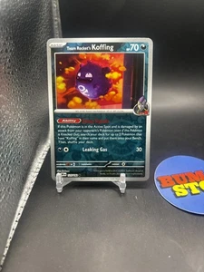 POKEMON Destined Rivals - Team Rocket's Koffing 125/182 Reverse Holo - Picture 1 of 2