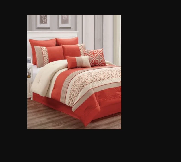 Riverbrook Home Janna 8-piece Comforter Set, Orange - Image 1 of 1
