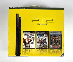 PlayStation 2 PS2 Triple Game Pack Konsole SCPH-77004 Complete PAL GETESTET - Bild 1 von 6