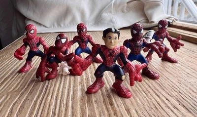 Lote de 6 figuras de Spider-Man 2006 Hasbro del Escuadrón de Superhéroes Marvel Foto 1 de 2