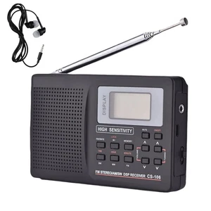 1Pc Portable Digital Radio LCD Display FM/AM/SW/MW Full Frequency Receiver - Picture 1 of 12