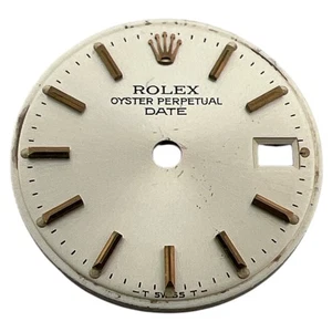 Genuine Rolex Oyster Perpetual Date 26mm Dial Silver & Gold 6917 - Picture 1 of 4