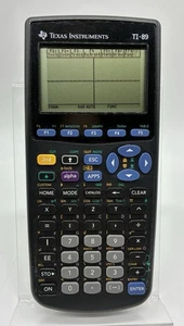 Texas Instruments TI-89 Black Graphing Calculator With Cover Tested Working - Picture 1 of 15