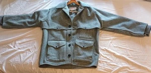 Vintage Filson Wool Double Mackinaw Jacket Cruiser Style-83 Grey Men's Size 42 - Picture 1 of 6