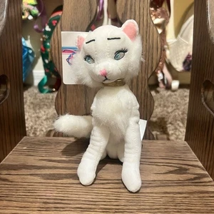 Disney Store Bolsa de Frijoles Juguete de Peluche Duquesa Aristócatos Gato Blanco Nuevo con Etiquetas - Imagen 1 de 3