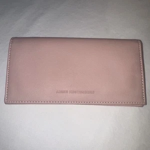 Cartera sin asas Aimee Kestenberg Marietta rosa rubor imitación cuero nueva con etiquetas - Imagen 1 de 6