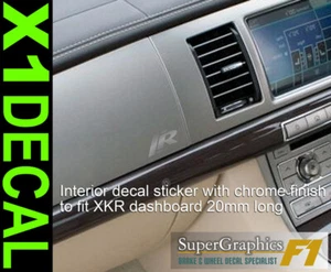 Interior finish dashboard decal sticker in chrome to fit XKR x1 - Picture 1 of 1