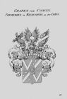 1820   Concin Wiesenburg Lehna Wappen Adel Coat Of Arms Heraldik Kupferstich