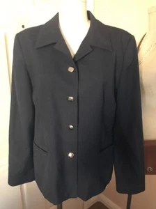 Pendleton Womans Navy Blue Classics 4 Button Blazer Jacket Box D - Picture 1 of 9