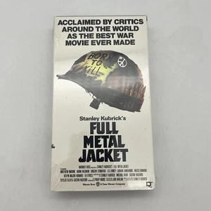 Full Metal Jacket Stanley Kubrick (VHS, 1991) New Factory Sealed VTG Warner Bros - Picture 1 of 9