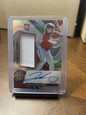 JAKE MCCARTHY 2022 Panini Chronicles Spectra RPA Rookie RC Holo Prizm Auto /199 - Image 1 of 3