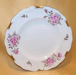 ROYAL CROWN DERBY PINXTON ROSE 10 1/2" DINNER PLATE 1970 - Picture 1 of 3