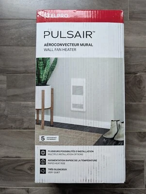 StelPro Pulsair - Ventilador de Pared Calentador 120V o 240V Instalación (RWF2002W) Foto 1 de 4