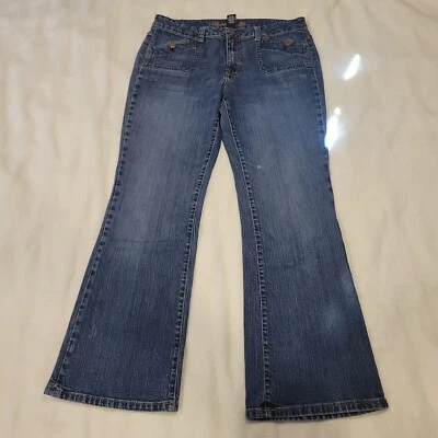 Kikit Jeans Womens 12 Blue Mid Rise Bootcut Medium Wash Stretch Denim 32x31 - Image 1 of 4