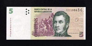 F.C. ARGENTINA , 5 PESOS 2003 , S/C ( UNC ) , P.353 . - Imagen 1 de 2