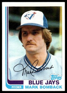 1982 Topps Mark Bomback Toronto Blue Jays #707