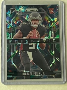 2024 Panini Prizm Michael Penix Jr Prizmatic Atlanta Falons RC - Picture 1 of 2