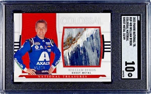 William Byron 2022 Panini National Treasures Race Usato Lamiera /49 SGC 10 GM - Foto 1 di 3