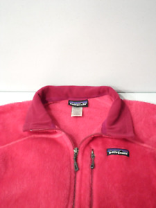 Patagonia Women's R2 Jacket Size Large Hot Pink Fleece Full Zip Sweatshirt 25146