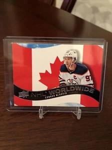20-21 UD Series 1 Hockey NHL Worldwide WW-7 Connor McDavid - Picture 1 of 2