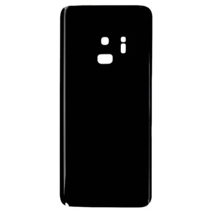 Back Glass with Camera Lens for Samsung Galaxy S9 Black Aftermarket Cover - Picture 1 of 2